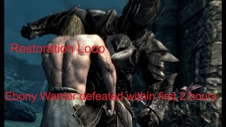 Skyrim Restoration Loop  The GOD of Skyrim exploits [upl. by Llig471]