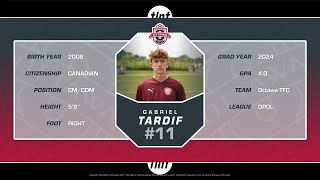 Gabriel Tardif OTFC 2022 Highlight Reel [upl. by Latnahc]