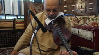 aji bijon ghore  Rabindrasangeet on violin by Amitava Sen [upl. by Anyek]