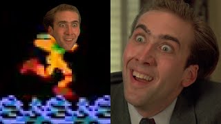 Metroid  Brinstar but with Nicolas Cage Screaming Cringestar [upl. by Einnim]