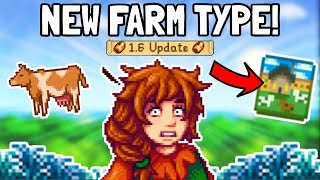 First Look At The NEW Farm Layout In Stardew Valley 16 [upl. by Itida8]