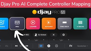 Djay Pro AI Complete Controller Mapping [upl. by Euqinomahs]