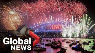 New Years 2019 FULL Sydney fireworks display [upl. by Ardnaek989]