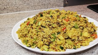 Recette Riz sauvage aux légumes [upl. by Bernita106]