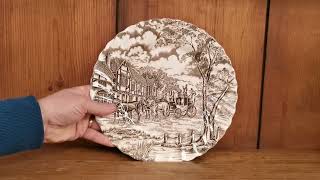 Myott Royal Mail Ironstone China Dinner Plate [upl. by Letney450]