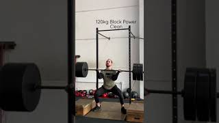 POWER CLEAN 120KG [upl. by Eleumas]