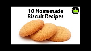 10 Homemade cookies recipe  Quick amp Easy homemade biscuits  Cookie Recipes  Simple Cookie Recipes [upl. by Amlez]