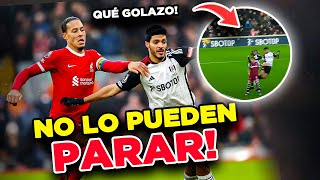 ¡RAÚL JIMÉNEZ HIZO SUFRIR al LIVERPOOL y METIÓ 3 GOLAZOS en INGLATERRA Vuelve el LOBO MEXICANO [upl. by Necyrb432]