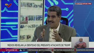 Maduro sobre segundo atentado contra Donald Trump 16 septiembre 2024 [upl. by Yi]