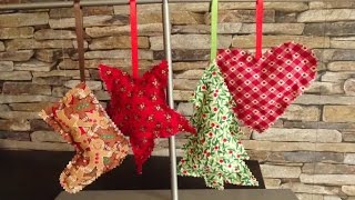 DaIsY´s DIY  Weihnachtsbaumschmuck in 10 Minuten nähen [upl. by Voltmer]