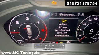 AdBlue Störung deaktivieren kein Motorstart in 650 km [upl. by Matilda128]