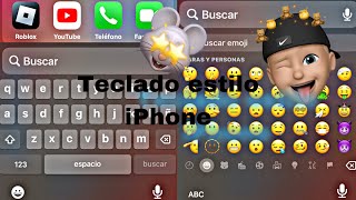 NUEVO TECLADO ESTILO IPHONE Para ANDROID ❤️Afelay okay [upl. by Gurias]