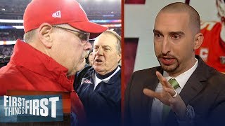 Nick Wright puts the Patriots on alert against the Andy Reidled Chiefs  NFL  FIRST THINGS FIRST [upl. by Wilma267]