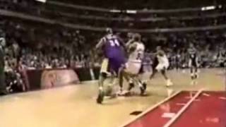 Rodman Doing What he Does ON Shaq [upl. by Oirifrop]