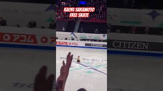 Kaori Sakamoto Free Skate Ending World Figure Skating Championships 2024 [upl. by Aldos]