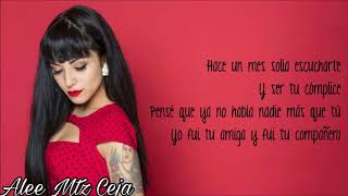 Mon Laferte  Tu Falta De Querer Letra Lyrics [upl. by Acsot]