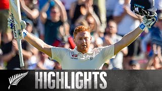 Hagley Hundred For Bairstow  HIGHLIGHTS  2nd Test Day 2 BLACKCAPS v England Hagley Oval 2018 [upl. by Vaclav]