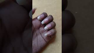 Getting rid of Chipped Polish 💅 nails selfcare selflove nailpolish fixing [upl. by Acisse]