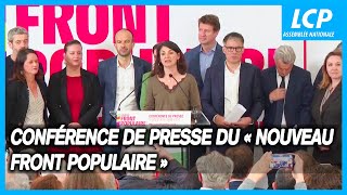 Conférence de presse du quotNouveau Front populairequot  14062024 [upl. by Mansoor]