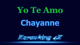 Chayanne Yo Te Amo Karaoke 4K [upl. by Kerri]