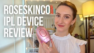 RoseSkinCo IPL quotLASERquot HAIR REMOVAL REVIEW amp DEMO  Does it Work  Classically Contemporary [upl. by Enidanreb994]