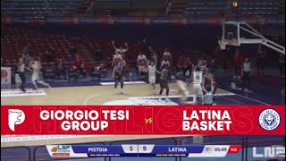 PistoiaBasketTV GTG Pistoia  Latina Basket gli highlights [upl. by Daffy]