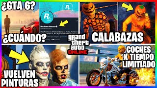 EPICA ACTUALIZACION de HALLOWEEN NUEVAS PINTURAS amp COCHES TODO GRATIS  GTA Online [upl. by Ecitnirp193]