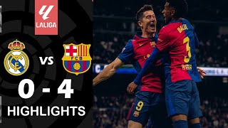 Real Madrid vs FC Barcelona 04 Highlights amp Goals  El Clasico LaLiga 2425 [upl. by Benton75]