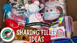 Sharing Filler Ideas for Operation Christmas Child 2024 [upl. by Naitirb]