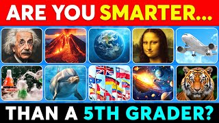 Are You SMARTER Than a 5th Grader 📚🤓🧠 General Knowledge Quiz  Monkey Quiz [upl. by Georgy160]