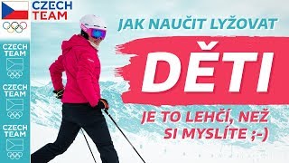 JAK NAUČIT DĚTI LYŽOVAT🤷‍♂ Je to lehčí než si myslíte😉 [upl. by Shaff418]