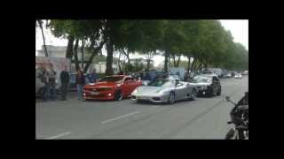 Arabs going CRAZY in their Supercars SL63 AMG S55 AMG CL500 Ferrari 360 [upl. by Anal]