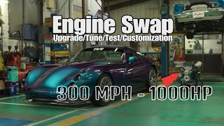 GT7 TVR Tuscan Six 00 Gets Chevrolet Zl1 Engine Swap And Hits 300 Mph [upl. by Zelda]