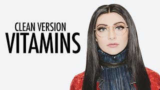 Qveen Herby  Vitamins Clean Lyrics Video 5K [upl. by Kciwdahc763]