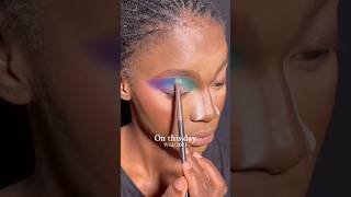 Colorful eyeshadow tutorial shortstutorial learnonyoutube [upl. by Aelaza]