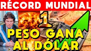 RÉCORD MUNDIAL PESO LE GANA AL DÓLAR GRACIAS A MILEI LLEGA A 1000 Y NO PARA DE BAJAR [upl. by Ahsaeym208]