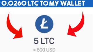 Fastest FREE Litecoin mining site ON Telegram Bot 🤑 00260 LTC RECEIVED • NO DEPOSIT [upl. by Rodnas80]