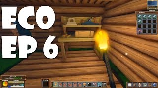 Eco Gameplay Ep 6  Carpentry  Butchery  Specializations [upl. by Ahsekel]