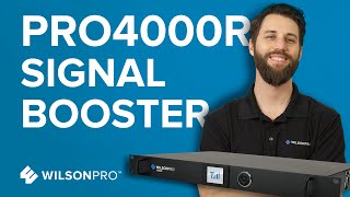 Pro4000R Professional Signal Booster  WilsonPro [upl. by Linell]