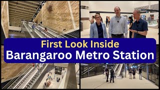 First Look Inside Barangaroo Station  Sydney Metro City amp South West Community Open Day [upl. by Koressa]