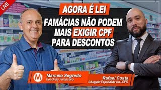 PORQUE A FARMÁCIA PEDE O SEU CPF [upl. by Enilehcim315]