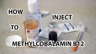 How to Subcutaniously Inject Methylcobalamin B12 [upl. by Akeber]