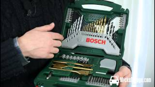 Bosch Titanium 70 Piece Drill Set From MicksGaragecom [upl. by Ahsirtap]