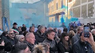 RIVAROLO CANAVESE  Il funerale di Carmine Donnarumma [upl. by Odracir72]