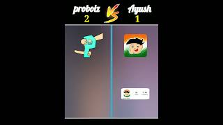 Ayush More Vs Proboiz 95 ❓  Who Win 👏  shorts proboiz95 ayushmore [upl. by Ecinuahs299]