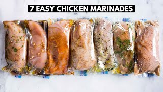 7 EASY Chicken Marinades [upl. by Kimbell]