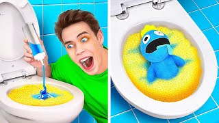 Rainbow Friends Grew Up In The Toilet 😱 Fun Gadgets From TikTok [upl. by Irisa83]