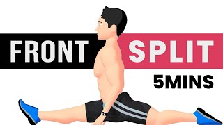 Front Split in 5 Minutes  Flexibility Training [upl. by Redleh]