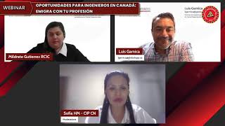 📢 Seminario Oportunidades para Ingenieros en Canadá Emigra con tu profesión 🇨🇦 [upl. by Ahsinad]