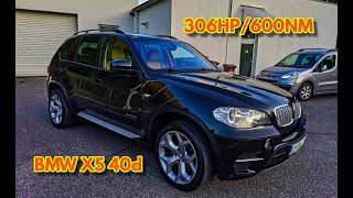 BMW X5 40d306HP  ACCELERATION SOUNDS FLYBYS 060MPH [upl. by Nitsirc]